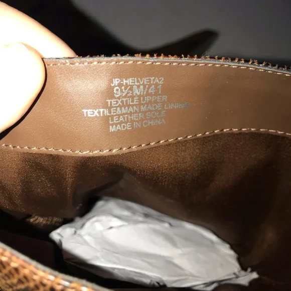 Jessica Simpson Helveta 2 Brown Snake Print Wedge Heels Slouch Boots Sz 9.5 - Picture 7 of 9